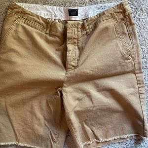 Men’s JCrew Khaki Shorts Waist 36” Inseam 9”